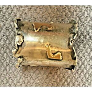 Large Sterling 14 kt Gold Handmade Bale Slider Jewelry Component